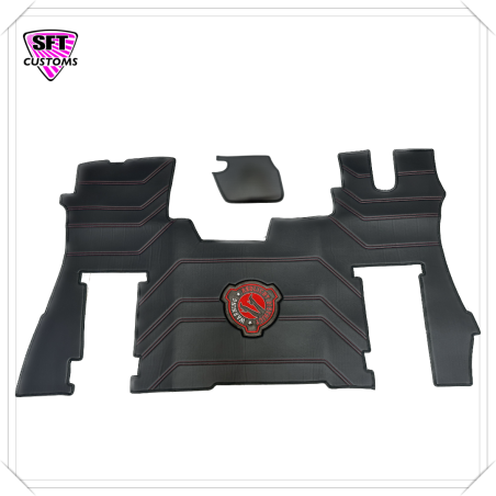 Set of floor mats for Scania S Series with 3D logo